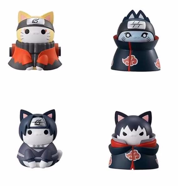 Naruto Shippuden Mega Cat Project Defense Battle of Village of Konoha! Nyaruto! Box of 8 Random Figures (Rerelease)