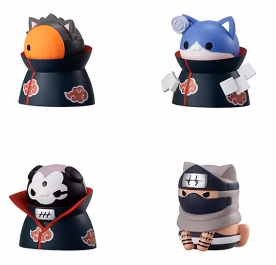 Naruto Shippuden Mega Cat Project Defense Battle of Village of Konoha! Nyaruto! Box of 8 Random Figures (Rerelease)