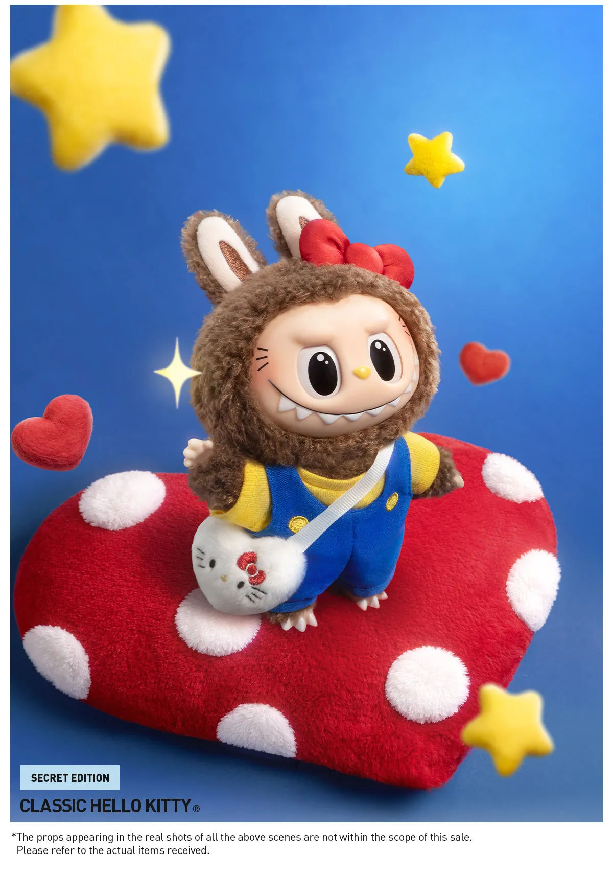 THE MONSTERS × Hello Kitty and Friends Series-Vinyl Plush Pendant Blind Box (1)