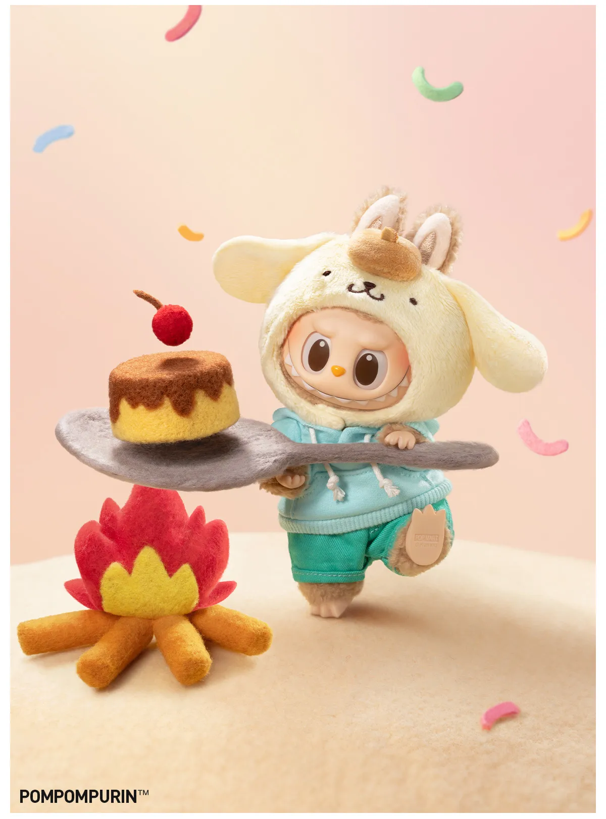 THE MONSTERS × Hello Kitty and Friends Series-Vinyl Plush Pendant Blind Box (1)