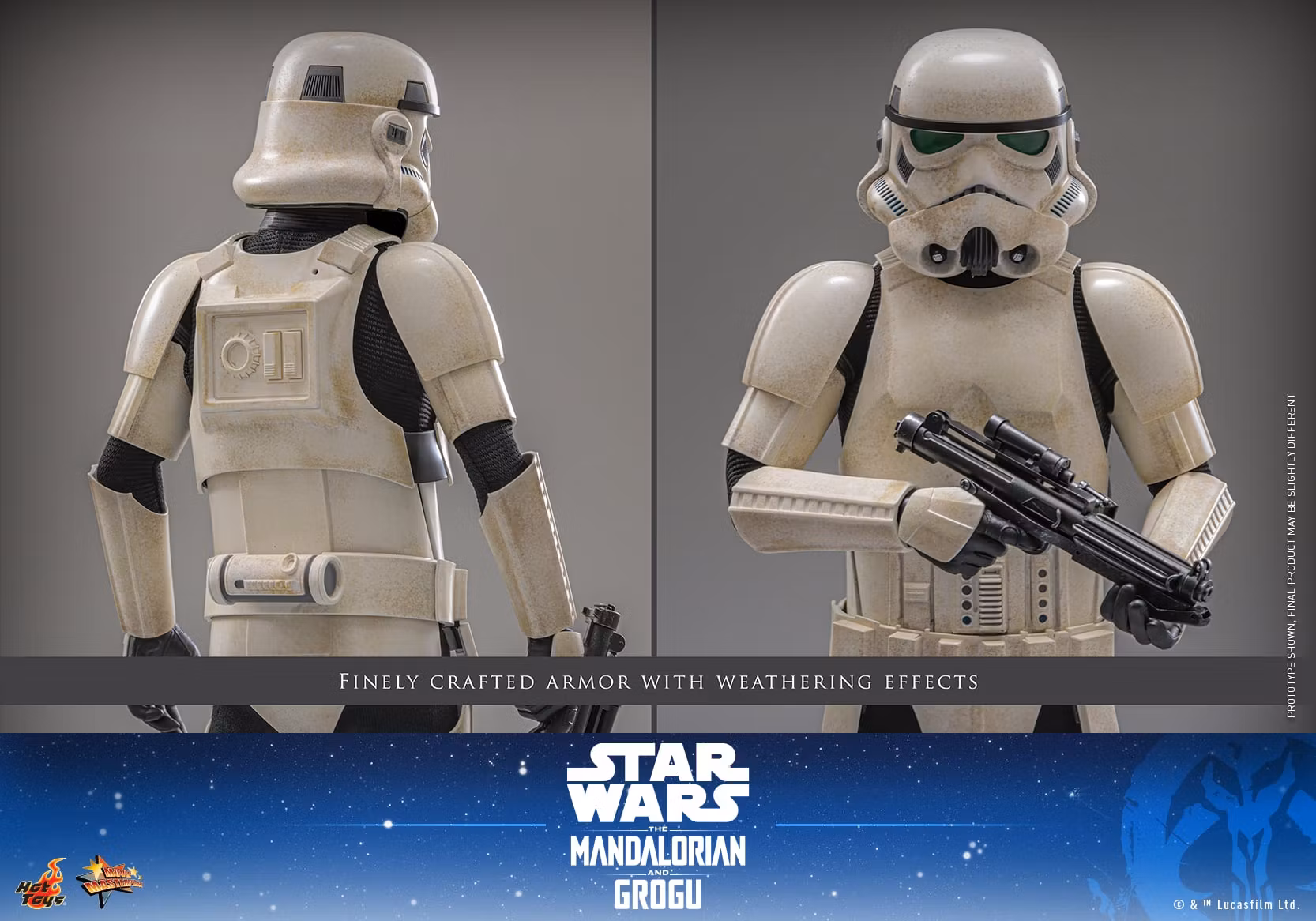 Star Wars: The Mandalorian & Grogu MMS837 Imperial Remnant Stormtrooper (Deluxe Ver.) 1/6th Scale Collectible Figure