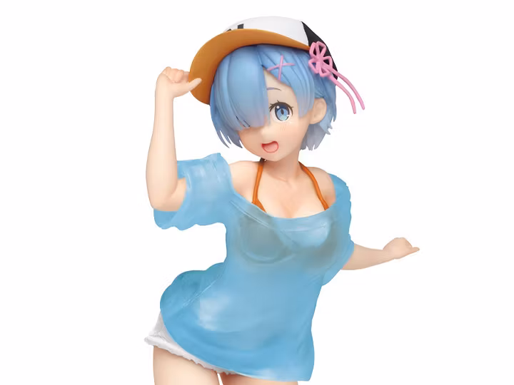 Re:Zero Rem (Blue T-Shirt Swimwear Ver.) Precious Figure