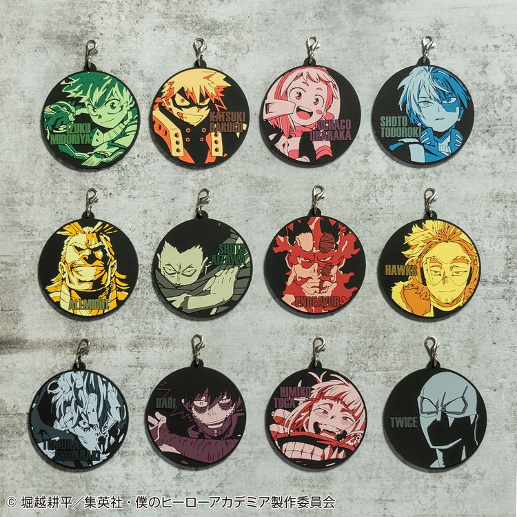 My Hero Academia Ichibansho Rubber Charm Hero vs Villains (I)
