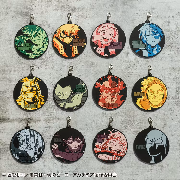 My Hero Academia Ichibansho Rubber Charm Hero vs Villains (C)