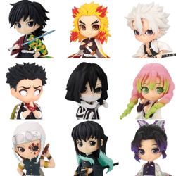 Demon Slayer: Kimetsu no Yaiba Hashira Q Posket Petit Set of 9 figures