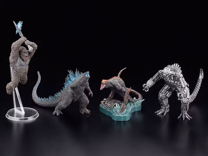 Godzilla vs. Kong Hyper Modeling Series Exclusive Box of 4 Figures