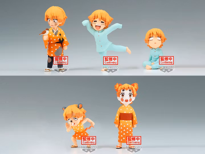 Demon Slayer: Kimetsu no Yaiba WCF Zenitsu Agatsuma Colletion Set of 5 Figures