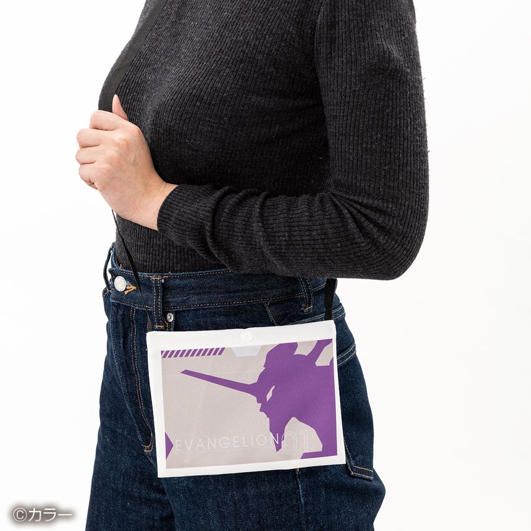 Evangelion Small Canvas Bag Ichibansho EVA 01 vs EVA 13 (A)
