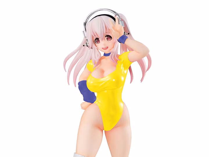 Super Sonico Concept Figure 80's/Another Color (Yellow Ver.)