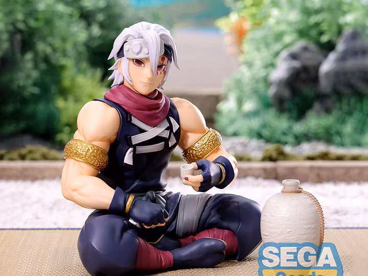 Demon Slayer: Kimetsu no Yaiba Tengen Uzui (Shinobi Costume) Premium Perching Figure