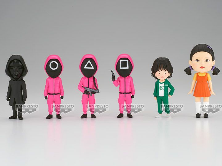 Squid Game World Collectable Figure Set of 6 Figures