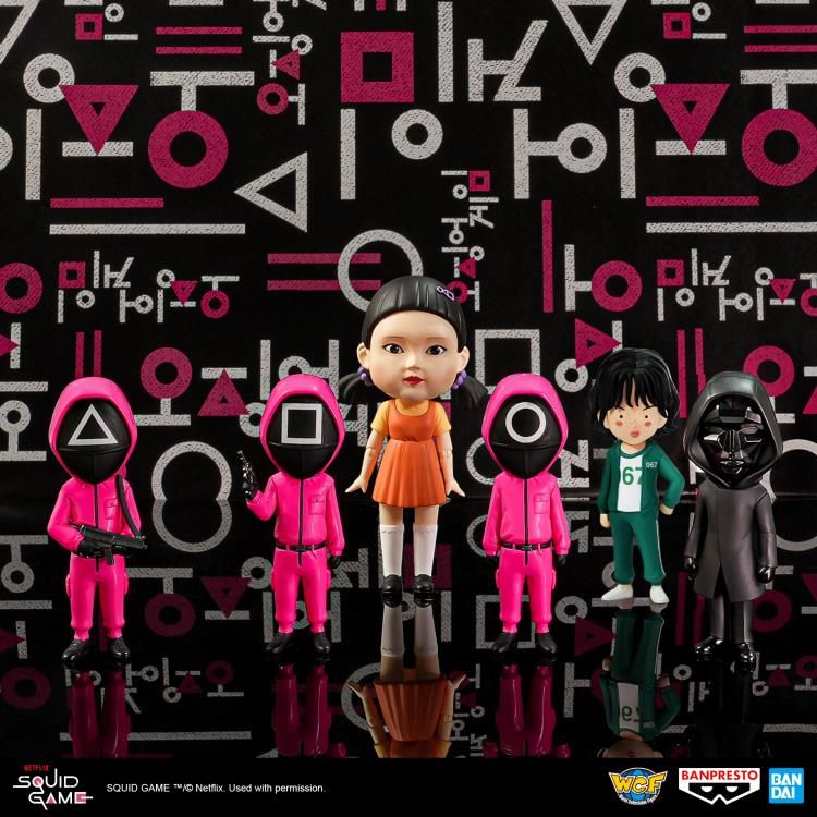 Squid Game World Collectable Figure Set of 6 Figures