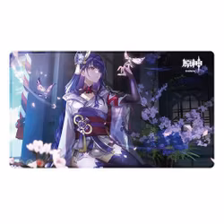 Genshin Impact Firefly ACG Carnival 2022 Event Mousepad Raiden Shogun Raiden Ei Beelzebul