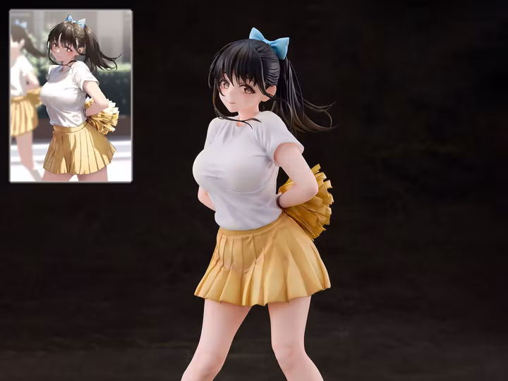 Original Illustration Cheerleader Aya Illustration by Jonsun Limited Edition