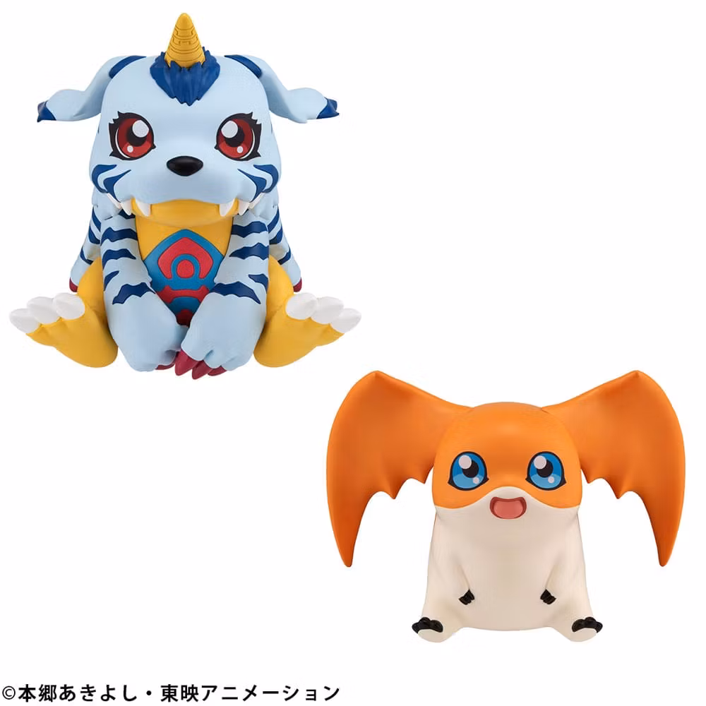 Digimon Adventure Look Up Series Gabumon & Patamon Set with Gift