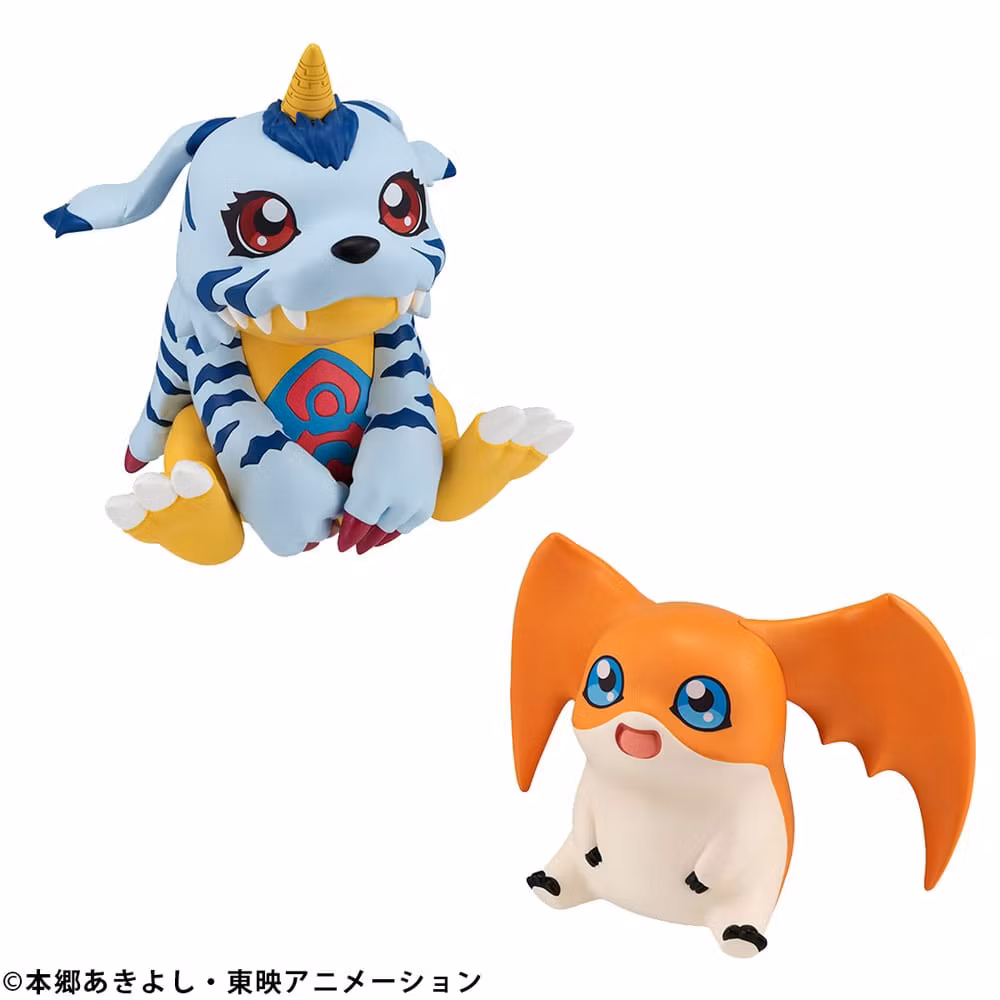 Digimon Adventure Look Up Series Gabumon & Patamon Set with Gift