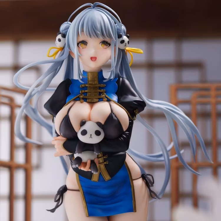 Original Character Sencha illustration Panda-chan (China dress)