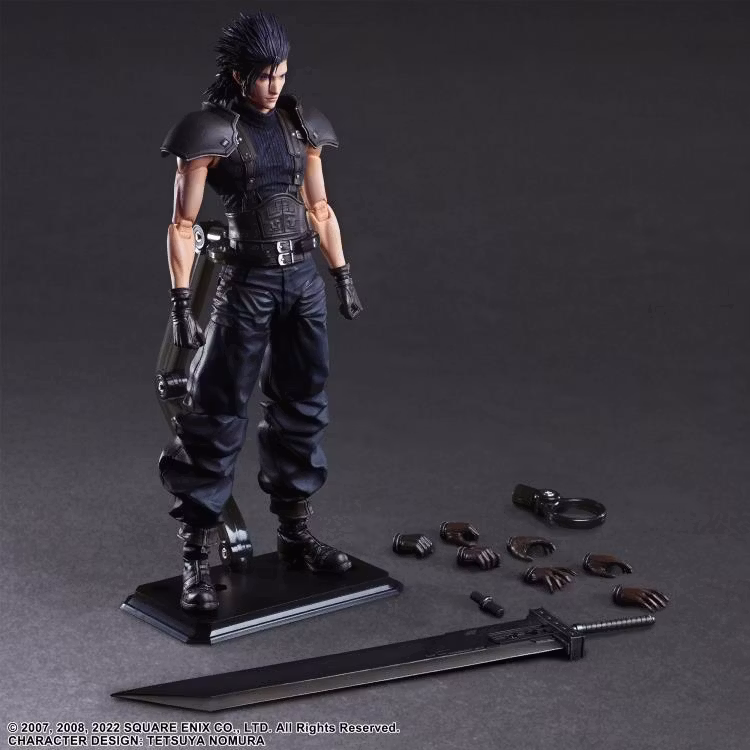 Final Fantasy VII Crisis Core Reunion Play Arts Kai Zack Fair Soldier 1St Class