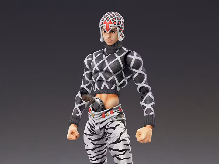 JoJo's Bizarre Adventure Super Action Statue Guido Mista & S-P (Black Ver.)