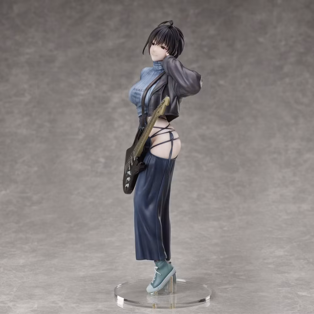 Juroku Illustration Guitar Meimei Backless Dress
