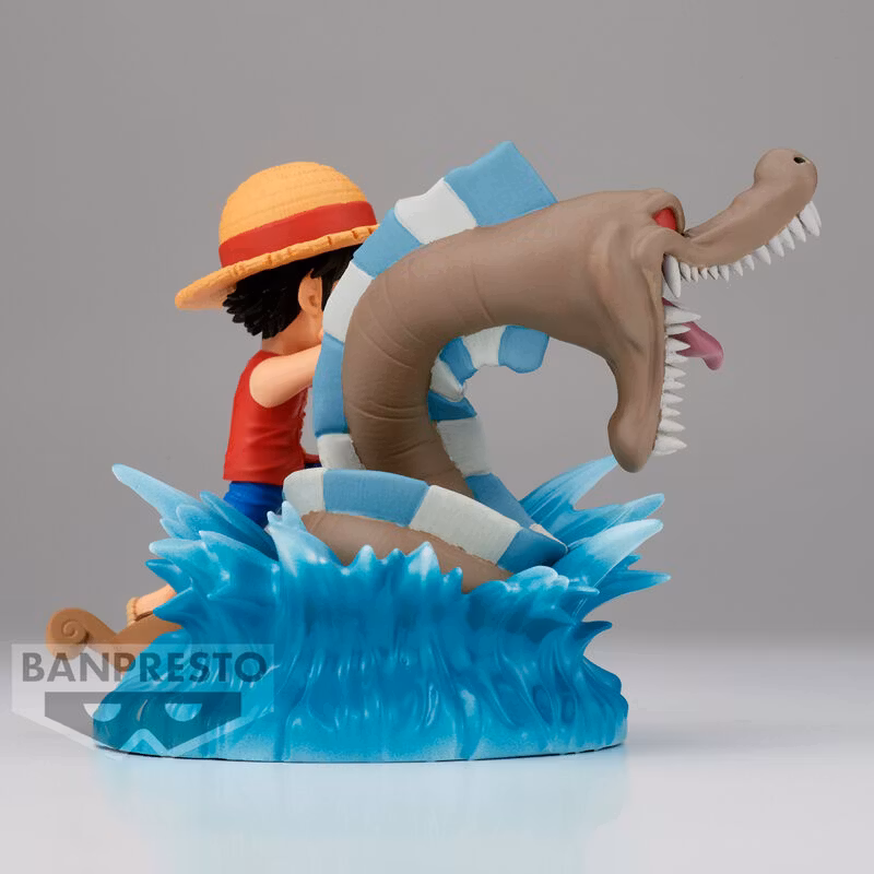 One Piece World Collectable Figure Log Stories Monkey D. Luffy vs Local Sea Monster