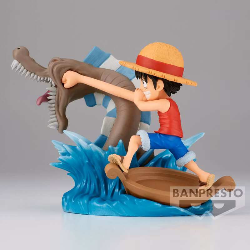 One Piece World Collectable Figure Log Stories Monkey D. Luffy vs Local Sea Monster