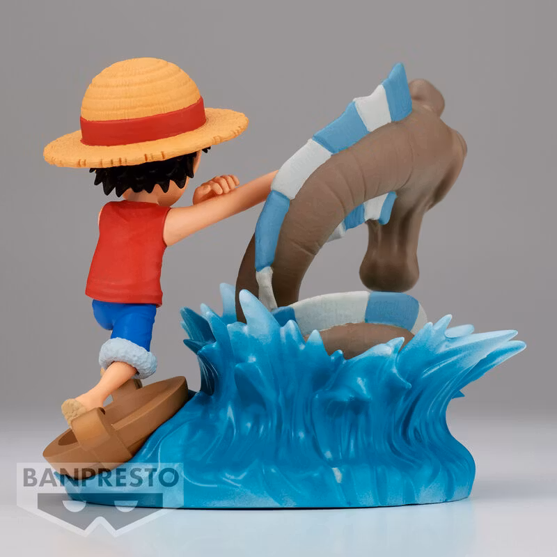 One Piece World Collectable Figure Log Stories Monkey D. Luffy vs Local Sea Monster
