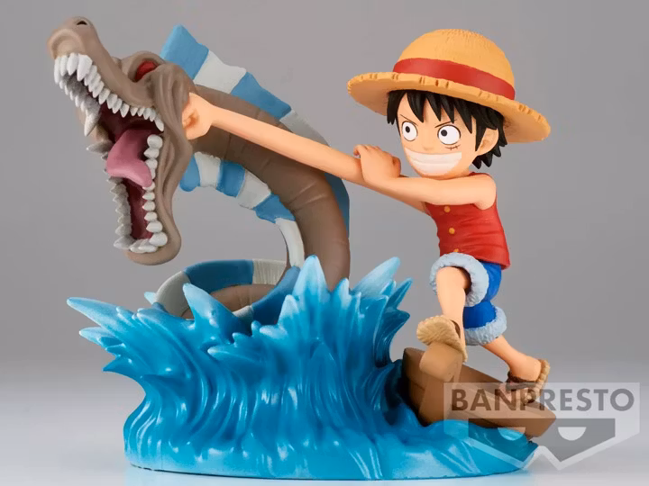 One Piece World Collectable Figure Log Stories Monkey D. Luffy vs Local Sea Monster