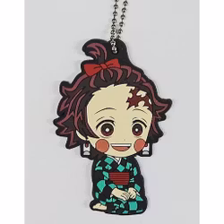 Demon Slayer: Kimetsu no Yaiba Ichibansho Oni no Sumu Machi Rubber Key Chain Mascot (A)