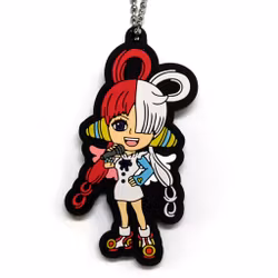 One Piece Ichibansho Film Red Rubber Key Chain Mascot (D)