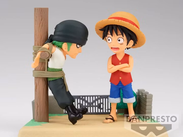 One Piece World Collectable Figure Log Stories Monkey D. Luffy and Roronoa Zoro