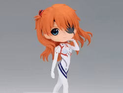 Rebuild of Evangelion Q Posket Asuka Shikinami Langley (Ver. B) White Plugsuit Style