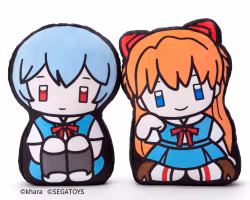 Neon Genesis Evangelion 2D Plush Figure Rei Ayanami