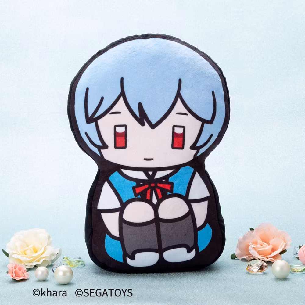 Neon Genesis Evangelion 2D Plush Figure Rei Ayanami