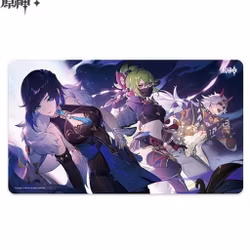 Genshin Impact Mousepad Yelan, Kuki Shinobu & Arataki Itto