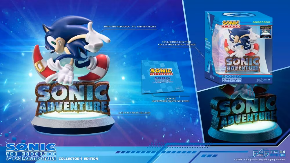 Sonic Adventure Sonic the Hedgehog Collector's Edition Statue