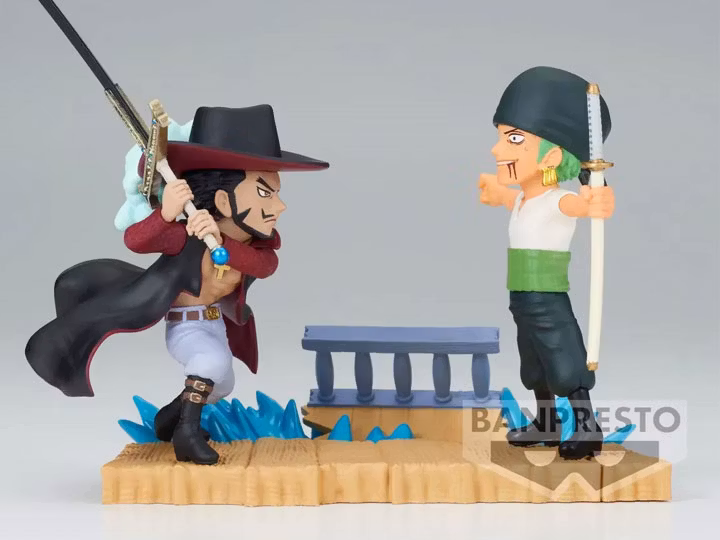 One Piece World Collectable Figure Log Stories Roronoa Zoro vs. Dracule Mihawk