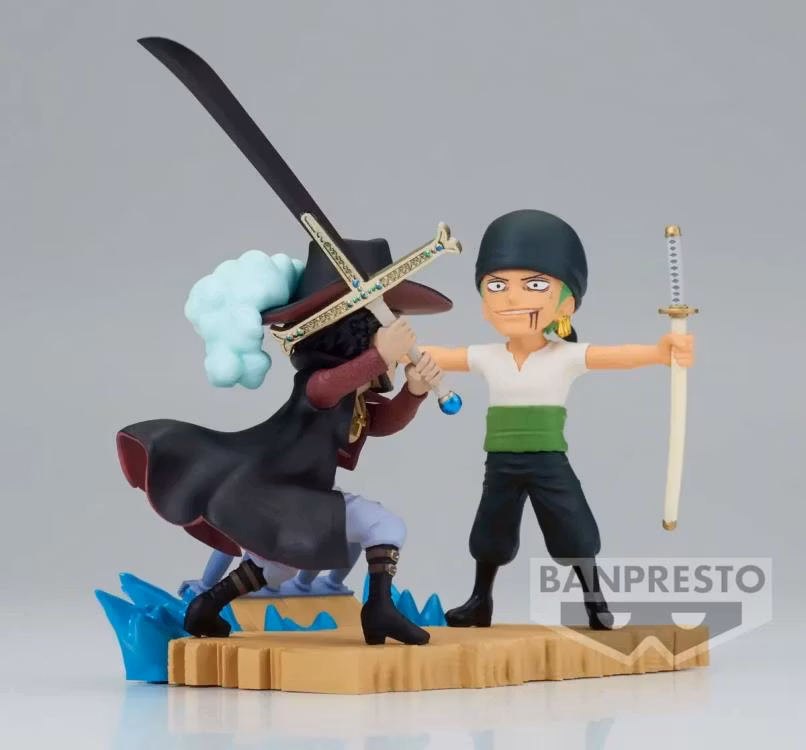 One Piece World Collectable Figure Log Stories Roronoa Zoro vs. Dracule Mihawk