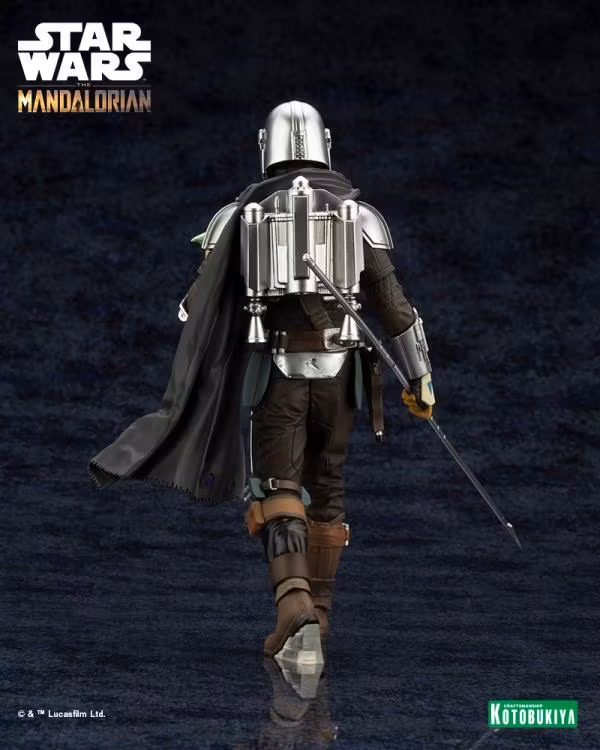 The Mandalorian ArtFX+ The Mandalorian & Grogu with Beskar Staff