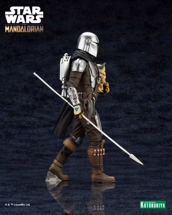 The Mandalorian ArtFX+ The Mandalorian & Grogu with Beskar Staff