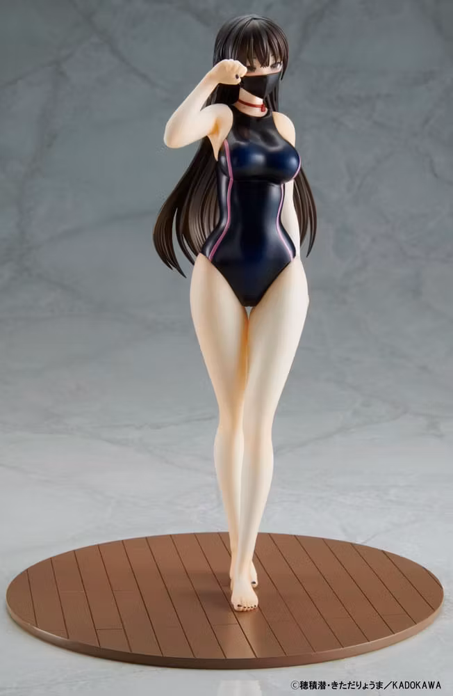 Mishiranu Joshikousei ni Kankinsareta Mangaka no Hanashi Konata Competitive Swimsuit & Cat Lingerie Costume Set