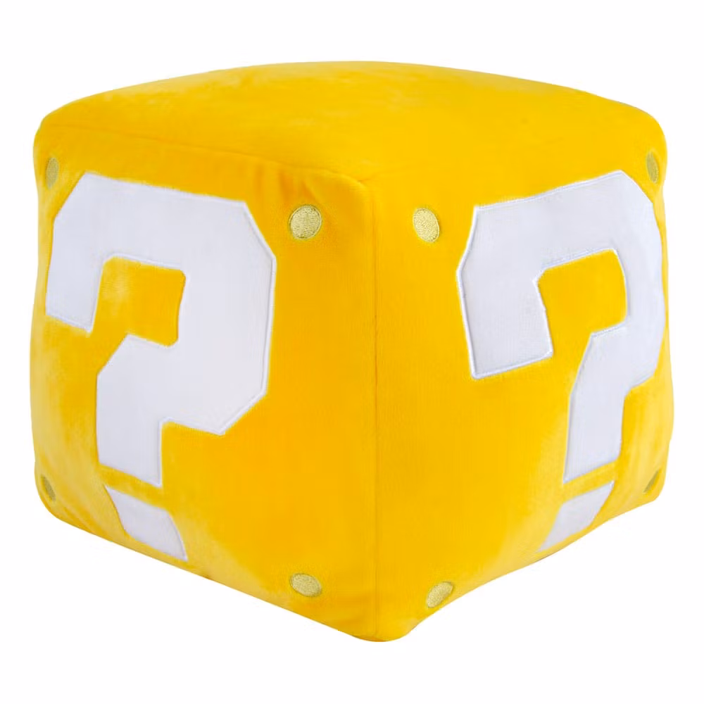 Super Mario Mocchi-Mocchi Plush Figure Mega Question Mark Block