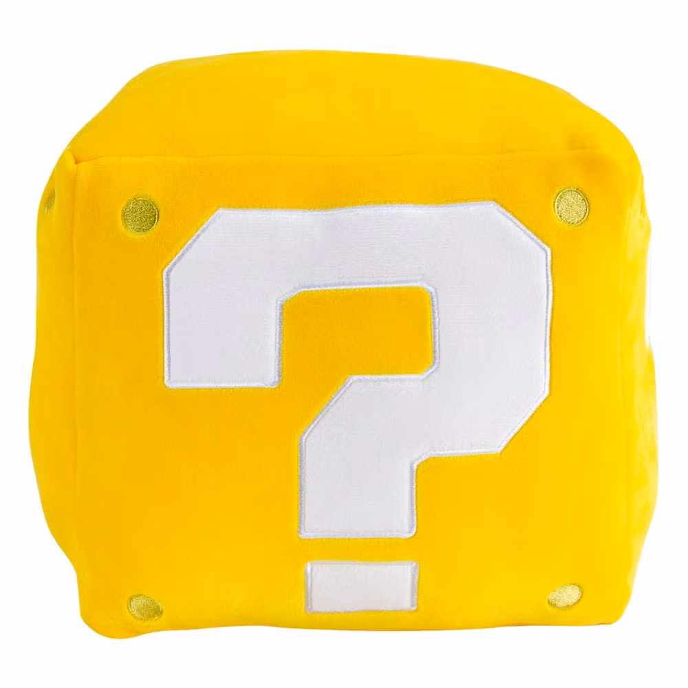 Super Mario Mocchi-Mocchi Plush Figure Mega Question Mark Block