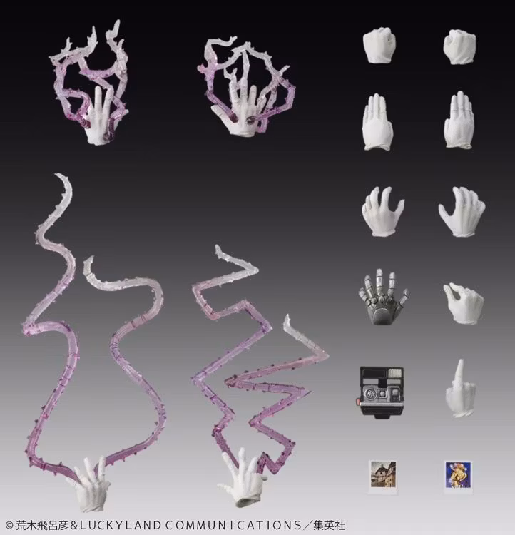 JoJo's Bizarre Adventure: Stardust Crusaders Super Action Statue Joseph Joestar and Iggy (Rerelease)