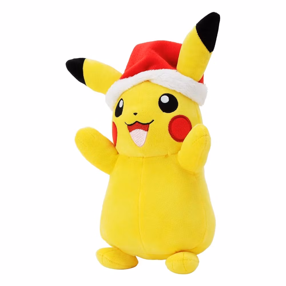 Pokémon Plush Figure Winter Pikachu with Christmas Hat