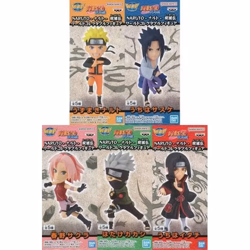Naruto Shippuden WCF Set of 5 Figures
