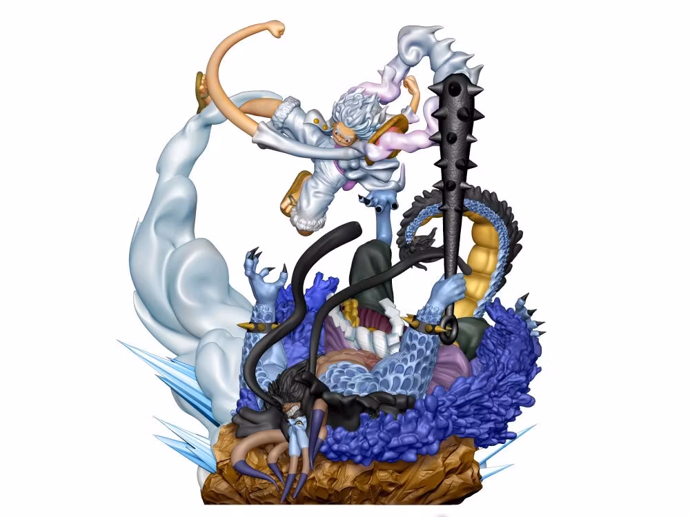 One Piece Logbox Re:Birth Luffy Gear 5 Special Box of 4 Figures