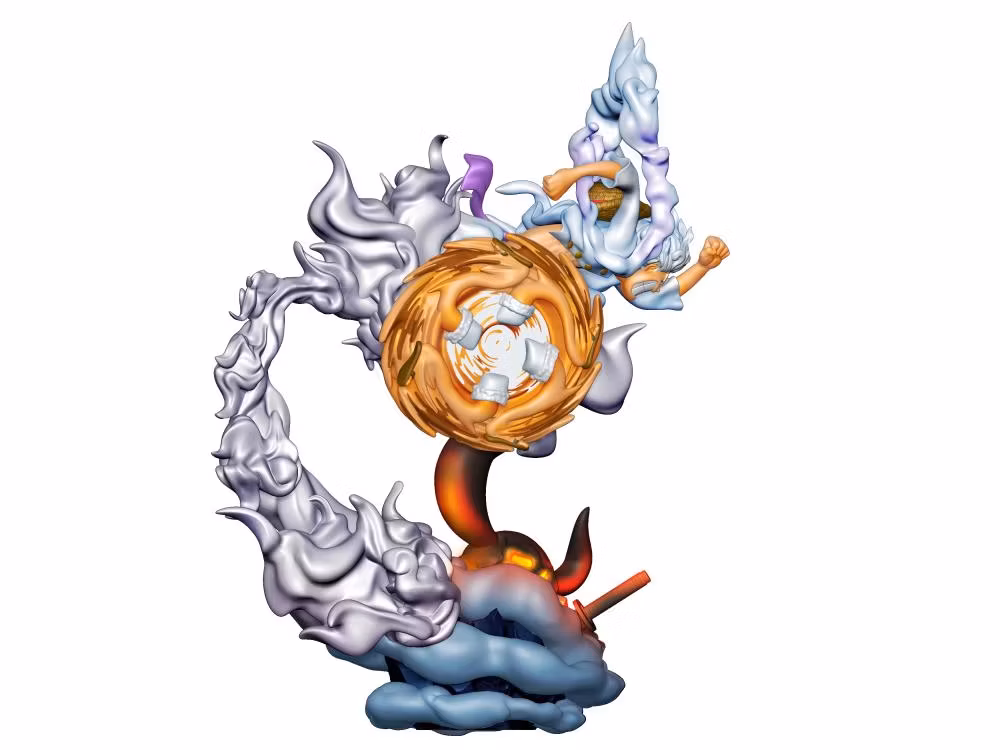 One Piece Logbox Re:Birth Luffy Gear 5 Special Box of 4 Figures