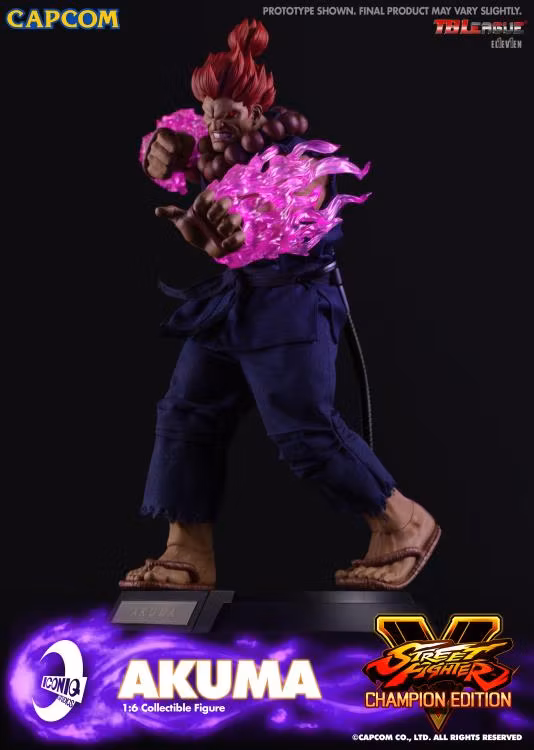 Street Fighter V Iconiq Gaming Series Akuma 1/6 Scale Collectible Figure