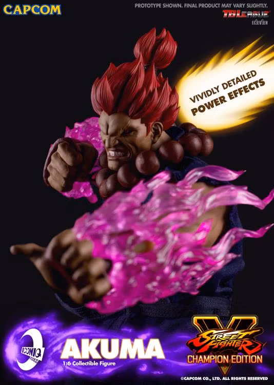 Street Fighter V Iconiq Gaming Series Akuma 1/6 Scale Collectible Figure